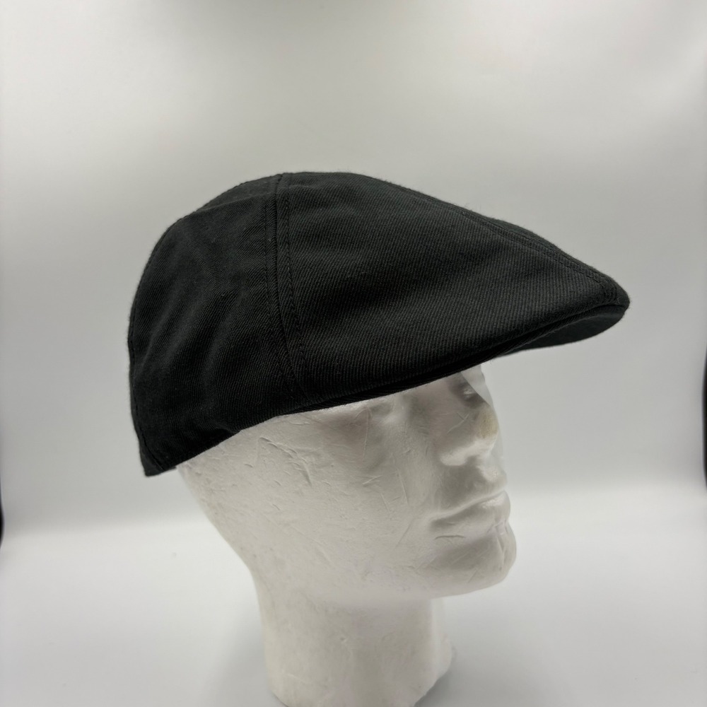 Goorin Bros Old Town Flat Cap Mens Small Black Newsboy Ivy Hat 103-6812 NWT